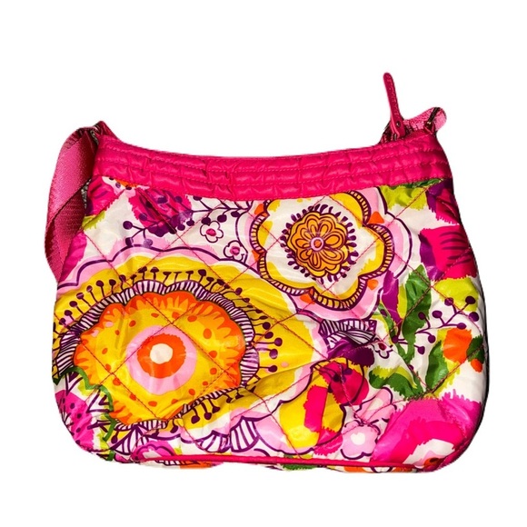 Vera Bradley Puffer Crossbody Purse Bag Quilted Clementine Preppy cottage fairy - Picture 2 of 9